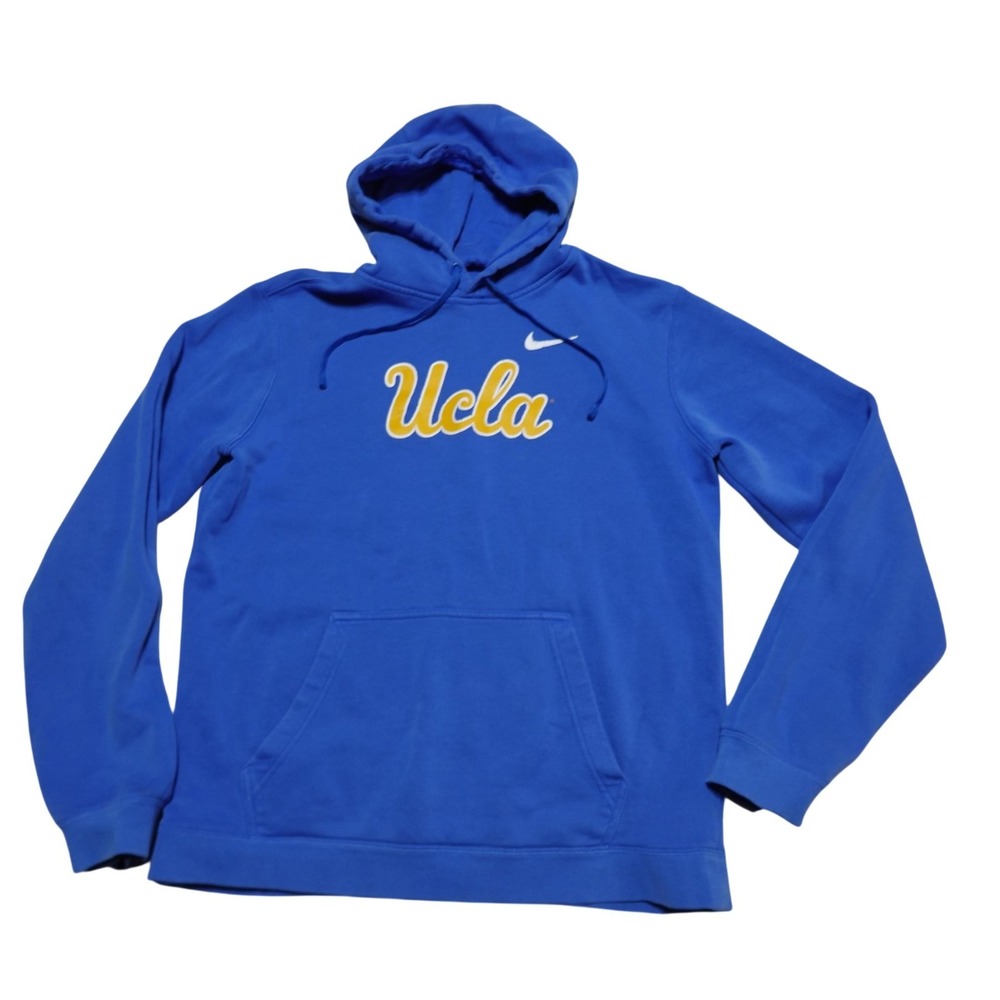 UCLA Bruins Hoodie Sweatshirt Mens M Blue College NCAA Nike Pullover Fleece